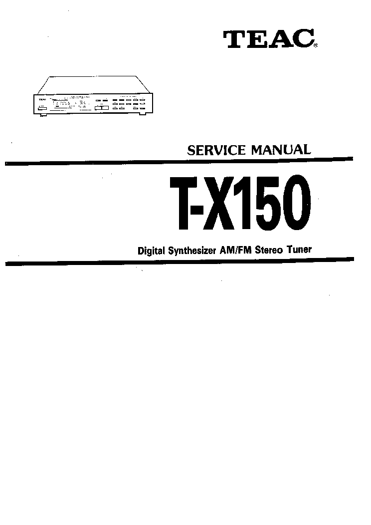 Teac ag-790 service manual